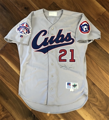 Lot Detail - 1998 Sammy Sosa Chicago Cubs Game-Used Home Jersey