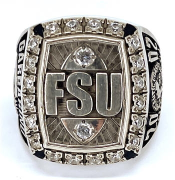 Key Ring Fsu 2002 Florida St. Seminoles FSU 10K White Gold