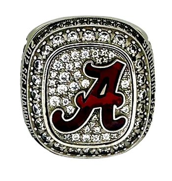 Alabama Desktop Rings Authentic 2012 Alabama Crimson Tide SEC Champions NCAA Football player ...